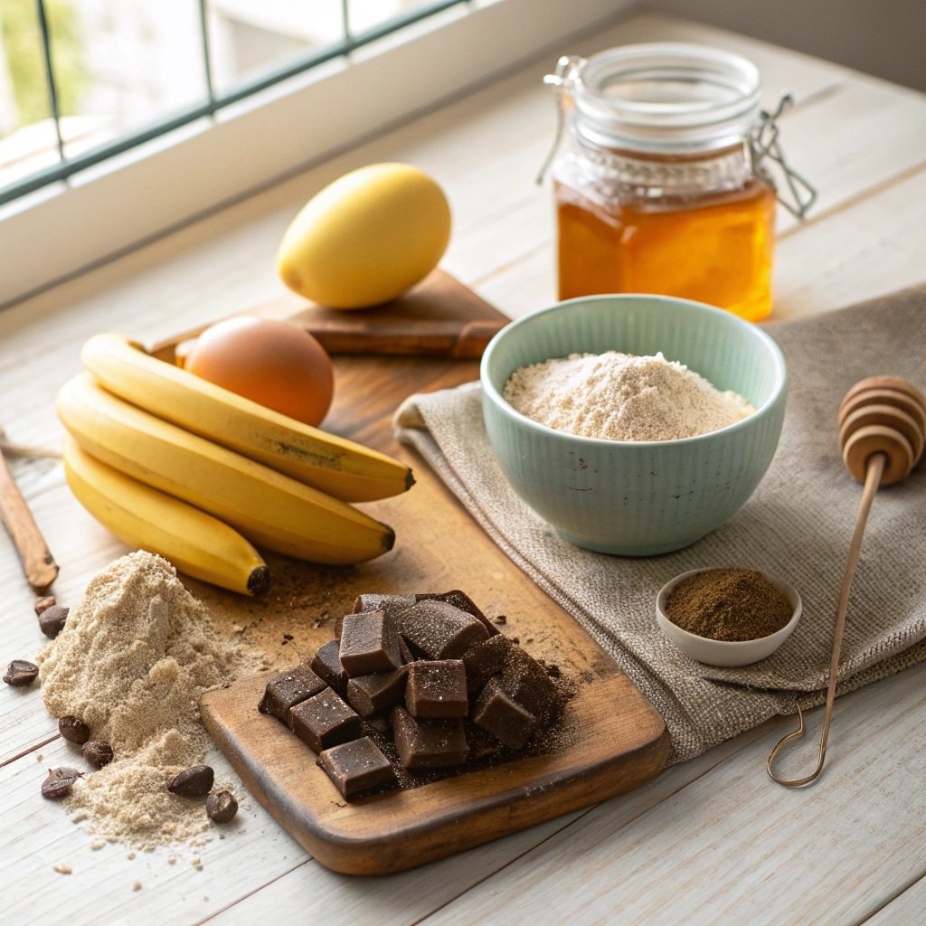 chocolate chunk banana bread mug cake ingredients