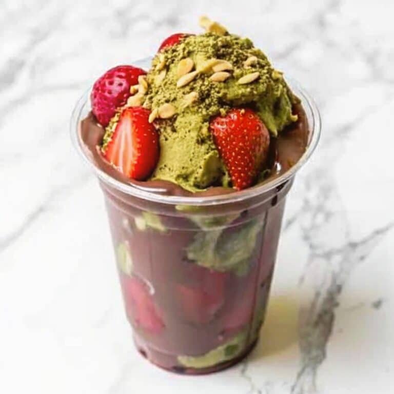 Dubai chocolate strawberry cup dessert