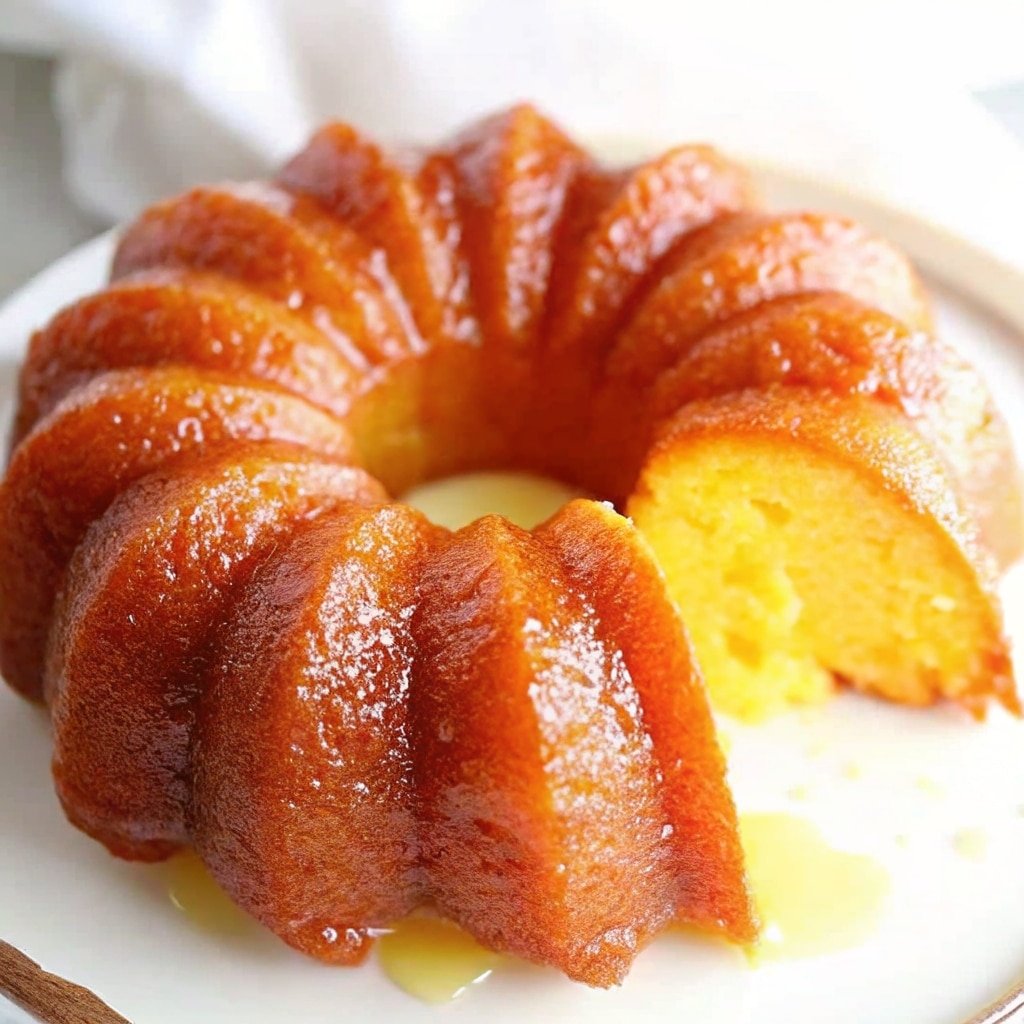 Pineapple juice cake